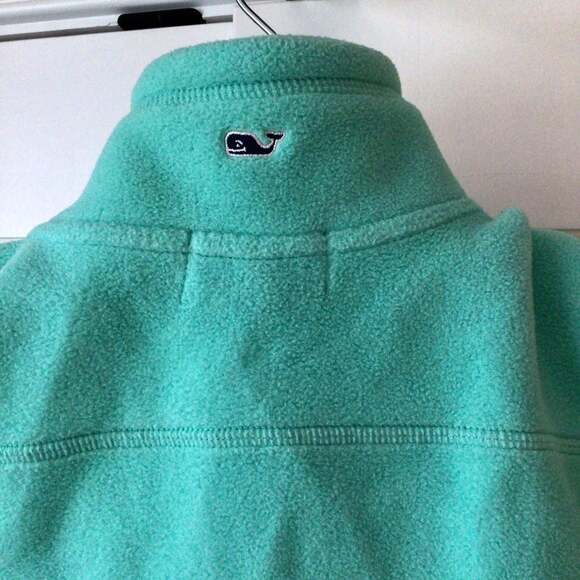 Vineyard Vines Mint Colored Fleece Vest Size XXS - Picture 6 of 7